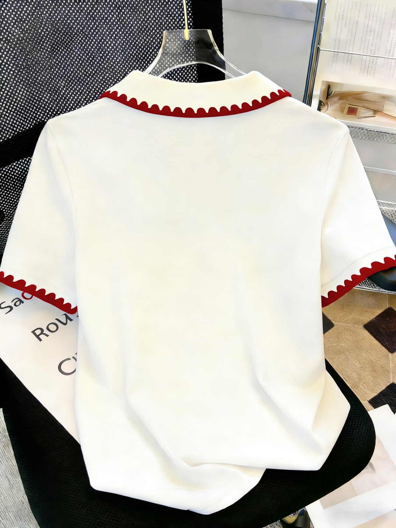 Sweetheart Embroidery Polo Shirt