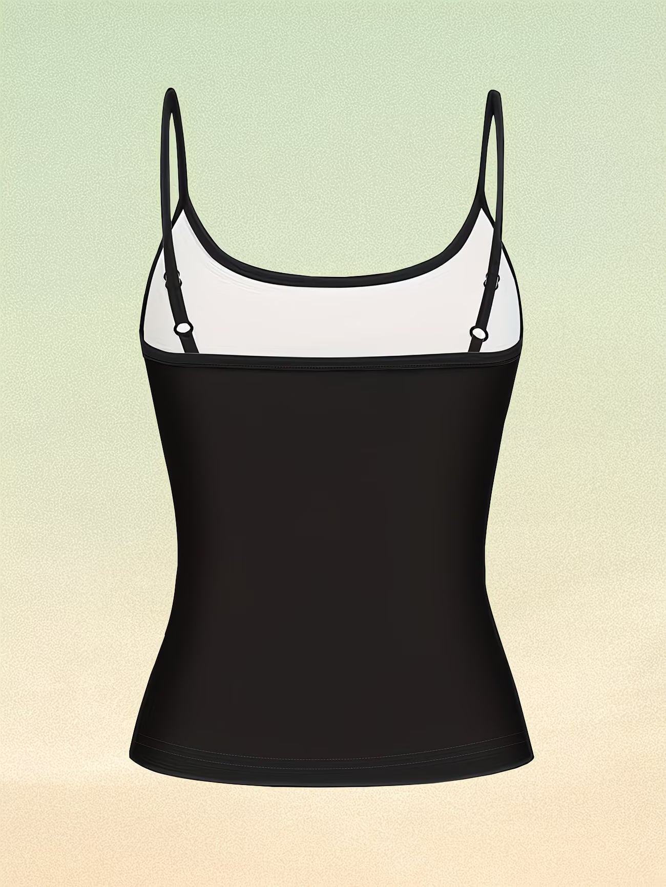 Evil Eye Print Adjustable Buckle Strappy Tank Top