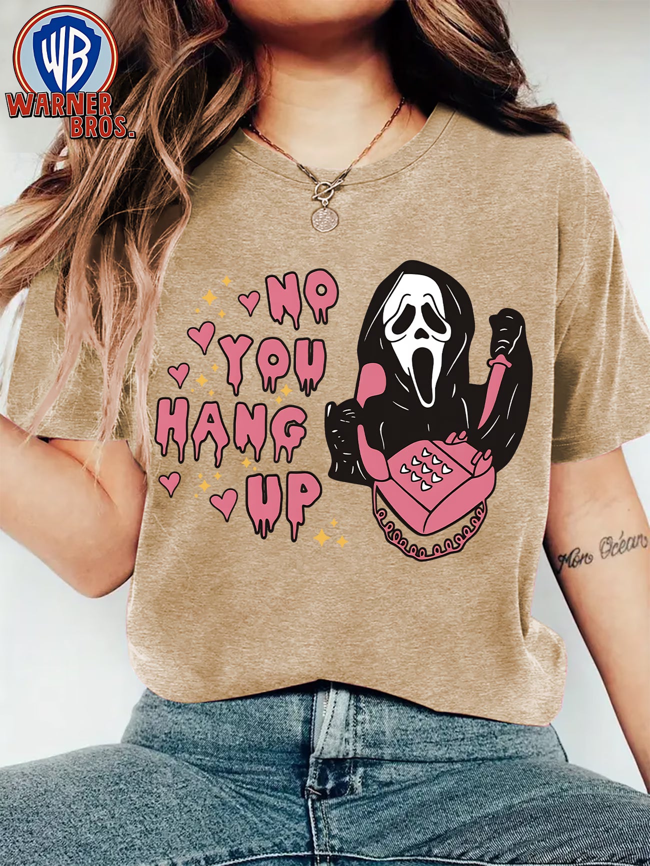 Women's Vintage Warner Bros. Killer T-Shirt — 90s Retro Phone Icon Print Tee