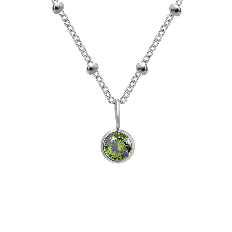 Diamond Birthstone Necklace