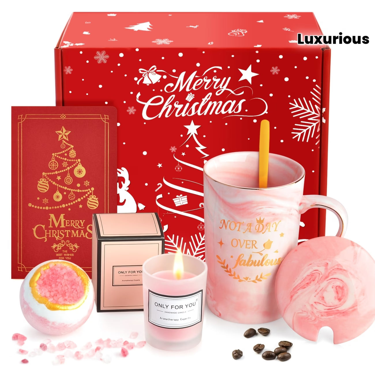 Christmas Special Edition - Luxurious Pink Mug Gift Box