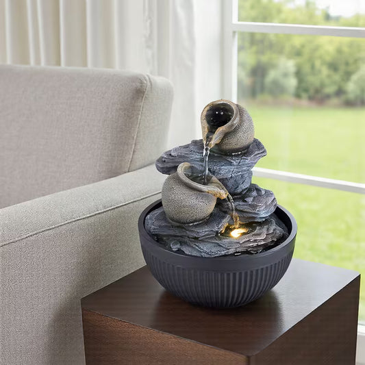 Indoor and Outdoor Alpine Flowing Water Fountain Ornaments