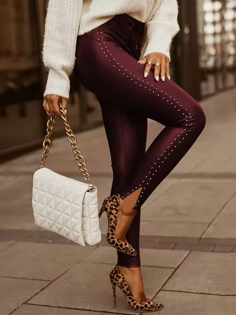 PU Women's High-End Long Pants