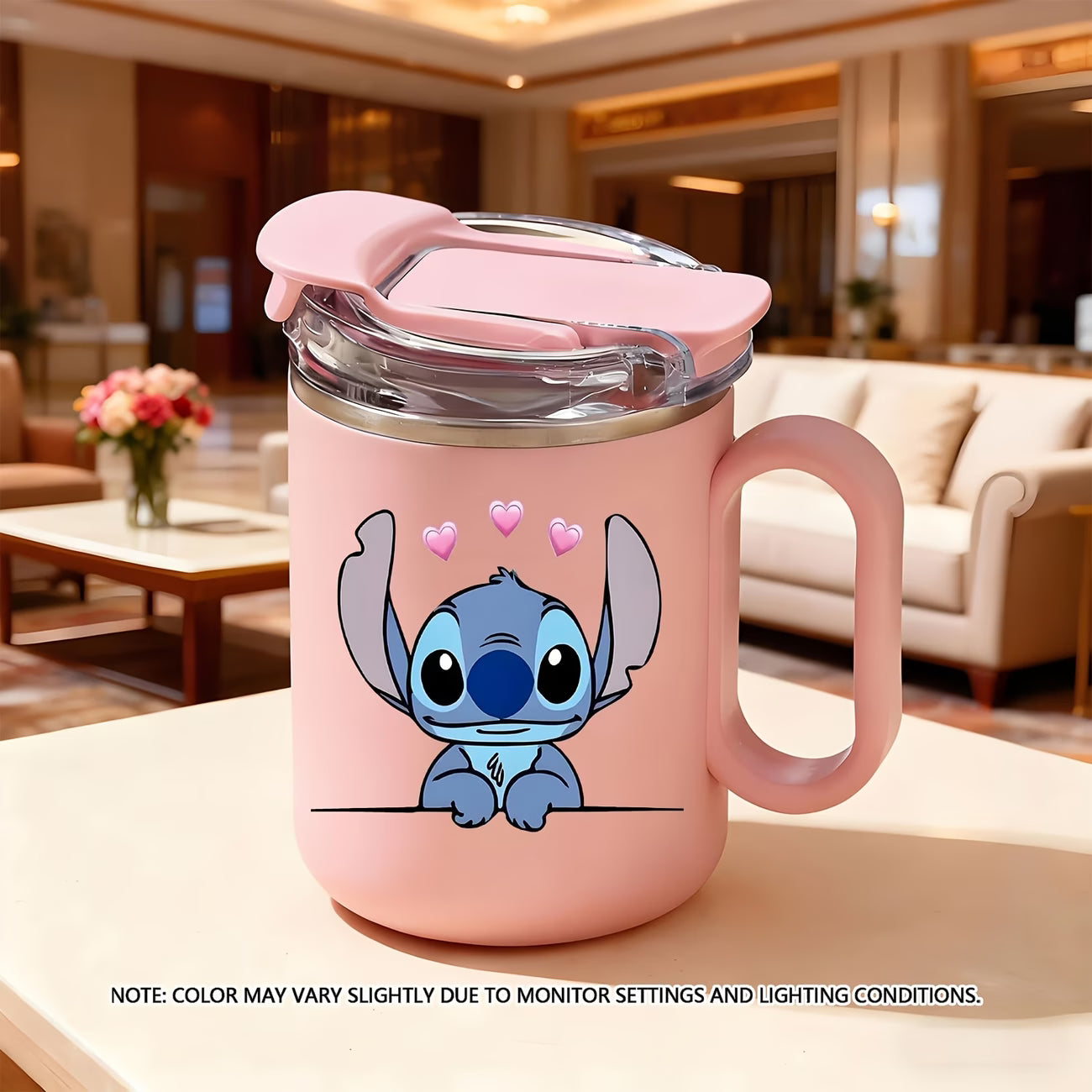 Disney Stitch Fashion 304 Stainless Steel Lidded Coffee Mug