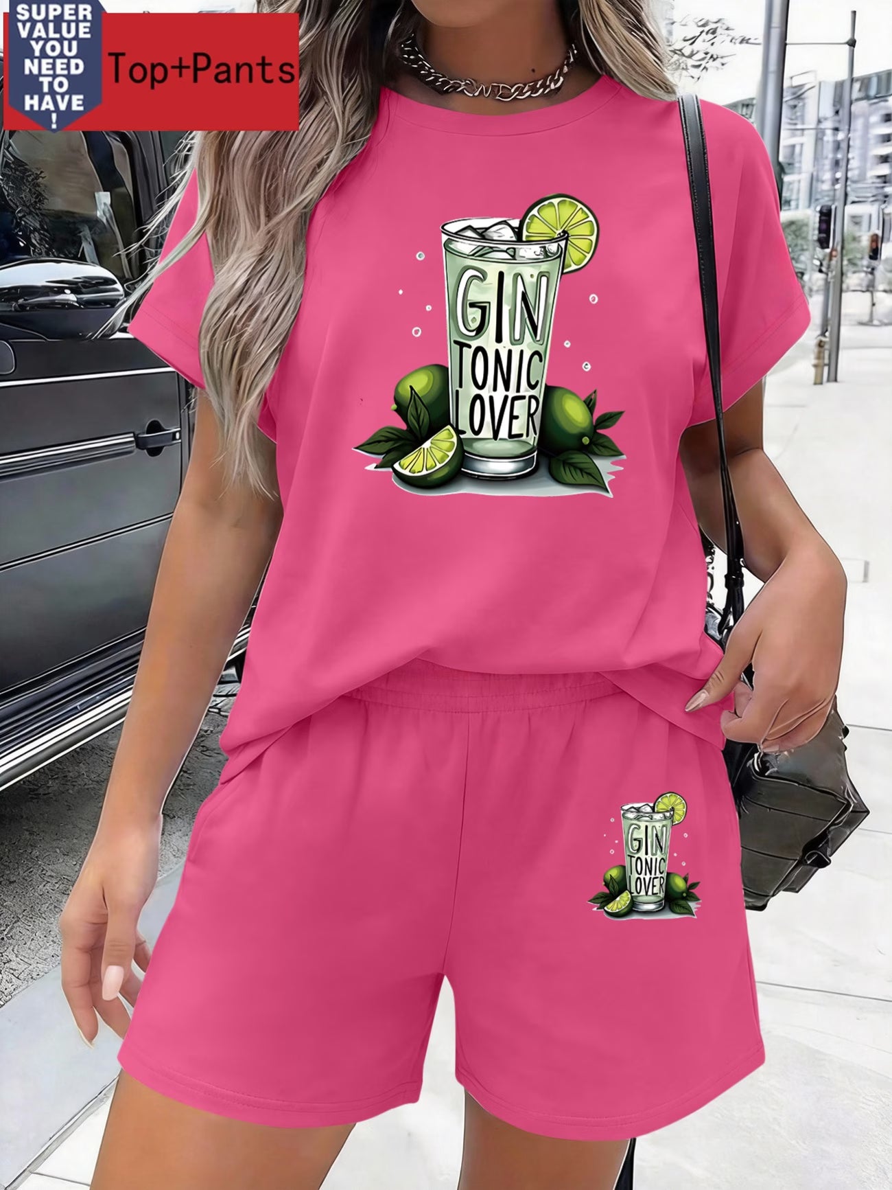 Botanically Blessed & Gin Obsessed – Women's 2-Piece Set