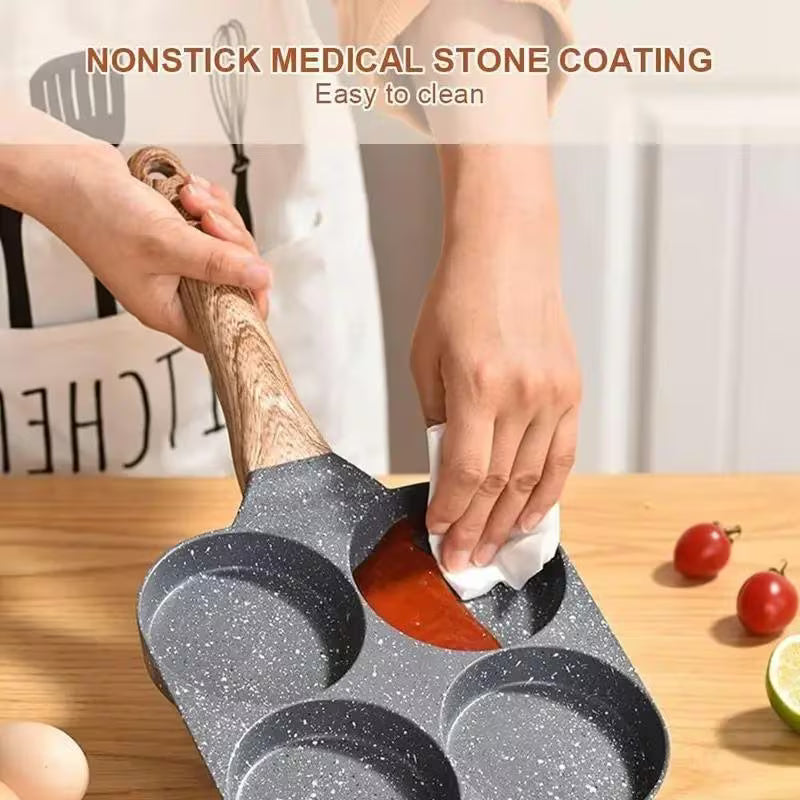 Egg Frying Pan Non-Stick Egg Pan 4 Holes