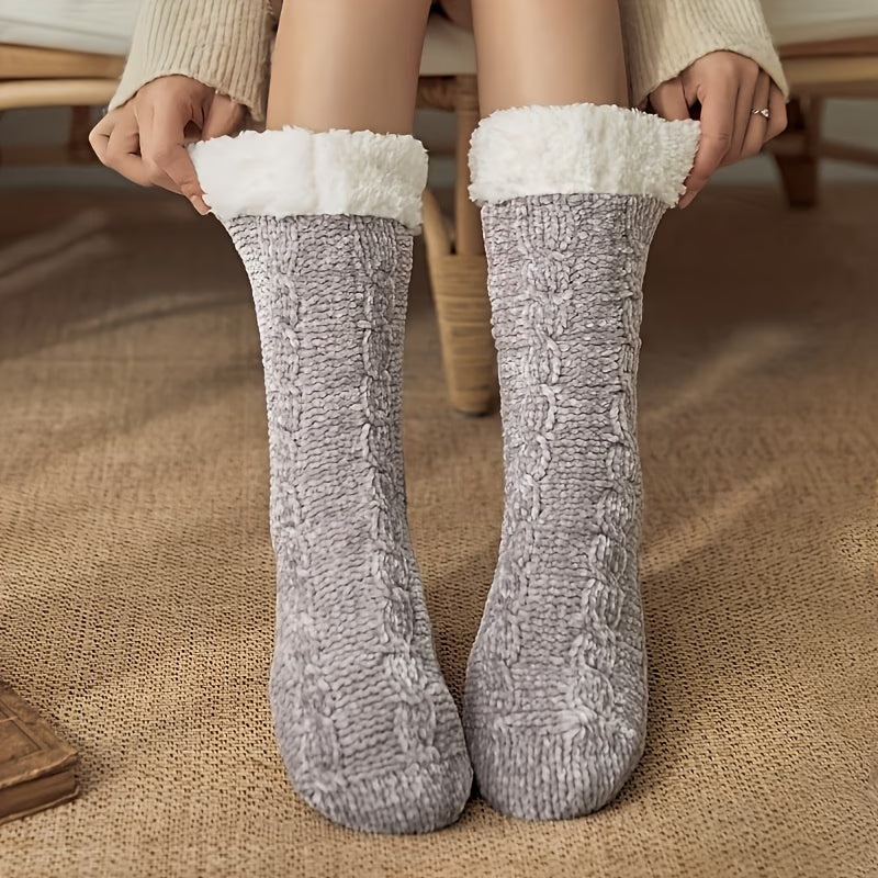 Women's Slipper Socks – Cosy Winter Home & Sleep Socks