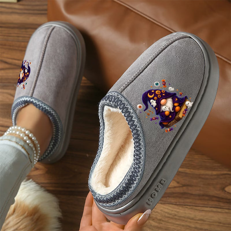 Plus Size Gnome Slippers with Magic Hat & Eyeball – Women's & Unisex