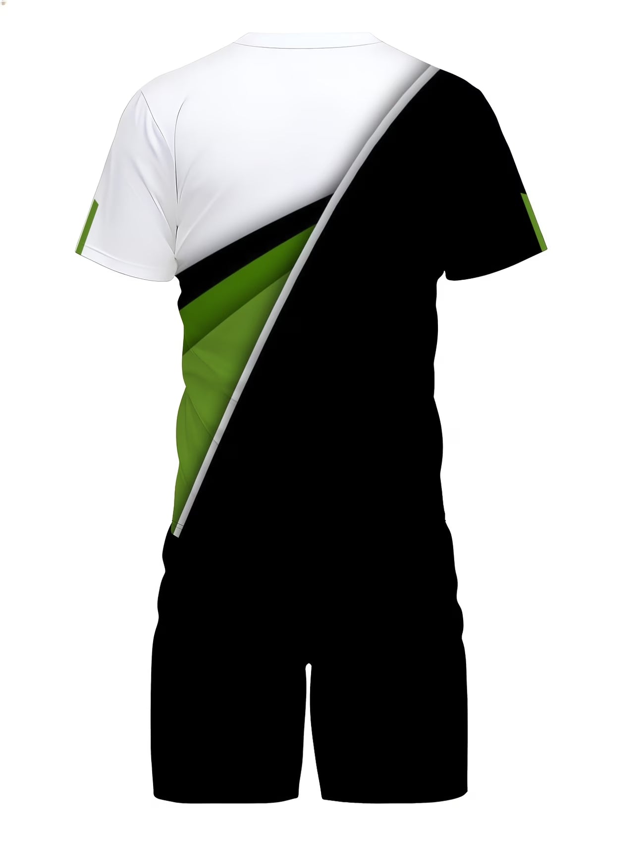 Men's Quick-Dry Polyester Co-Ord Set — Short-Sleeve Tee & Shorts