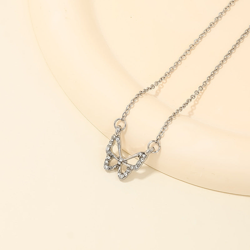 Sweet Light Luxury Bow Necklace
