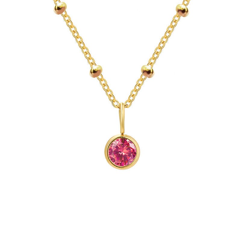 Diamond Birthstone Necklace