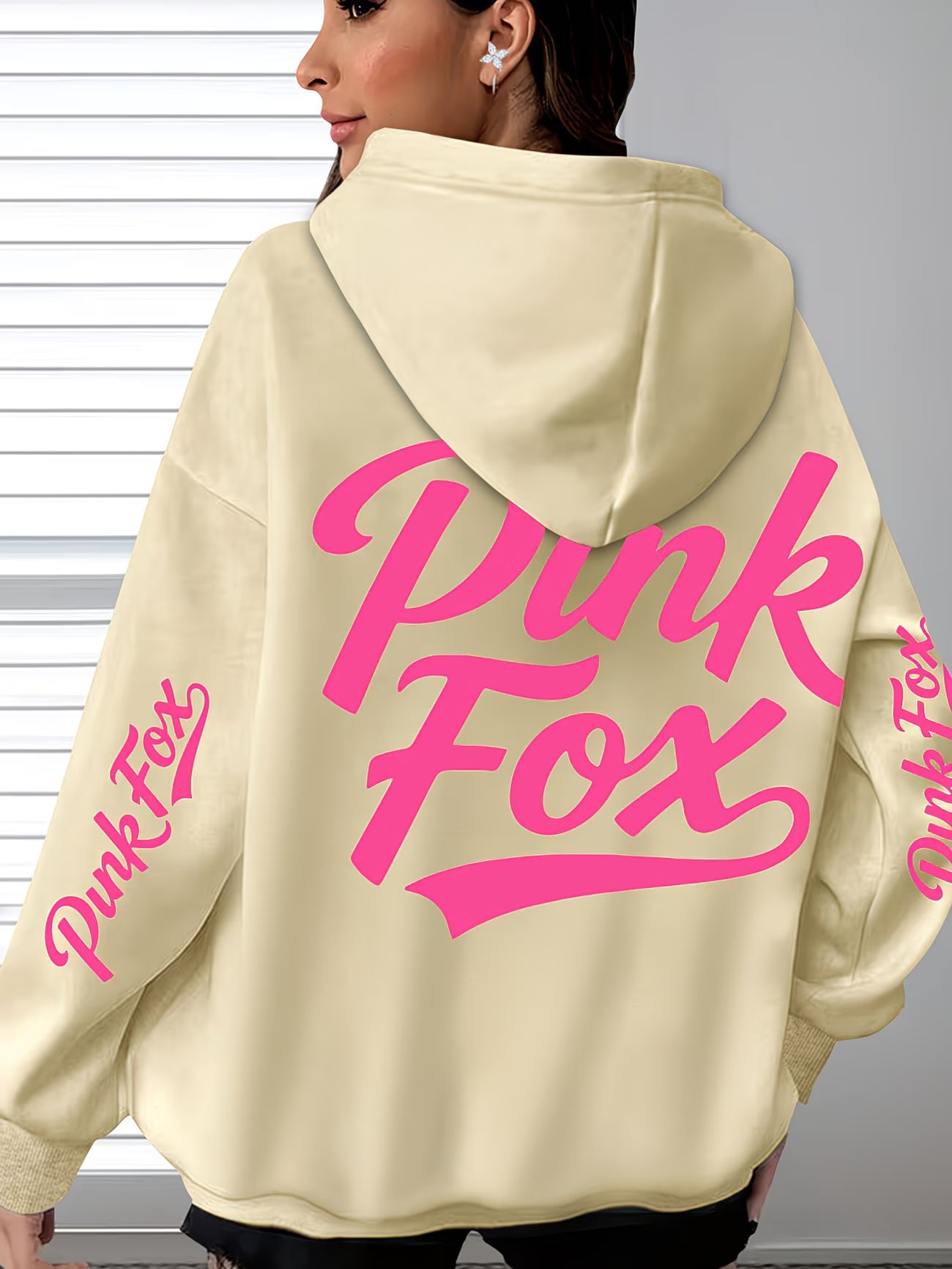 Popular Shiny Punk Printed Hoodie