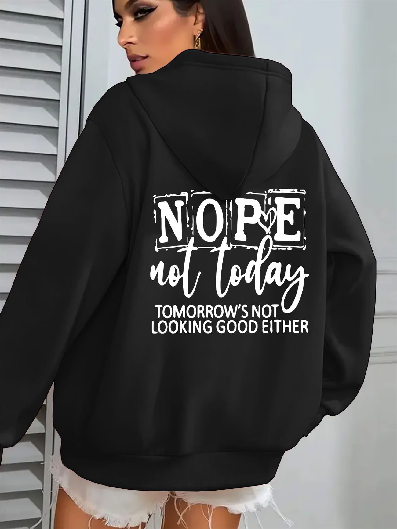 Oversized Hooded Sweatshirt