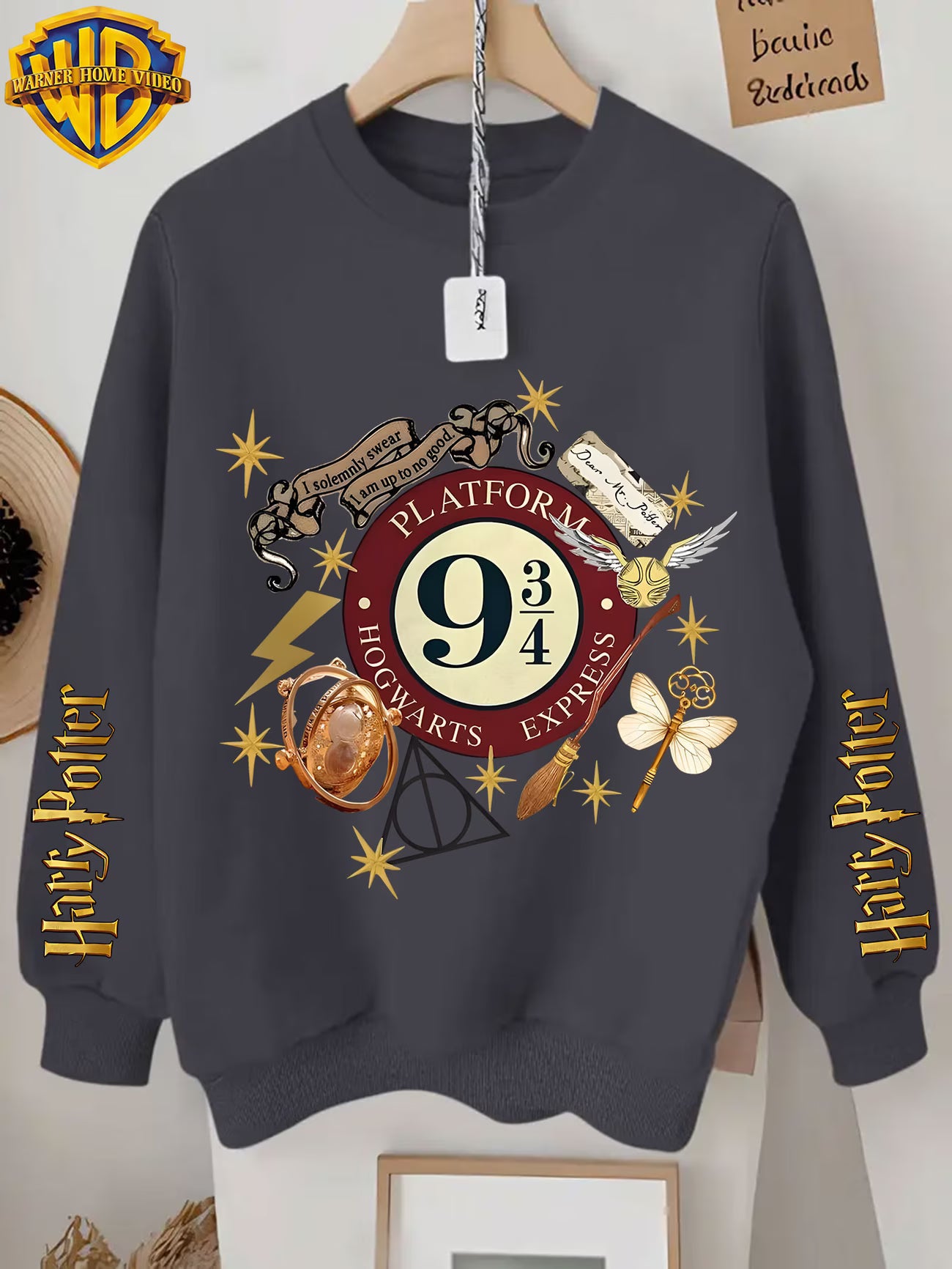 Ladies' Elegant Sweater – Hogwarts Express Harry Potter Magical Print
