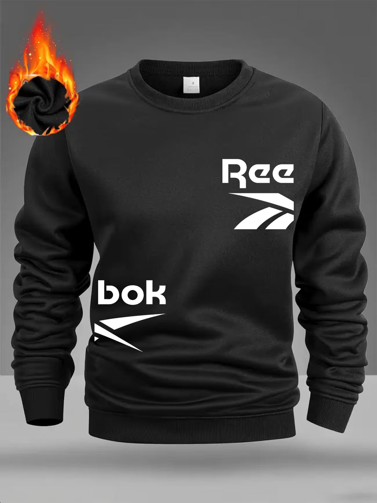 Men’s Fleece Crew Neck Sweatshirt