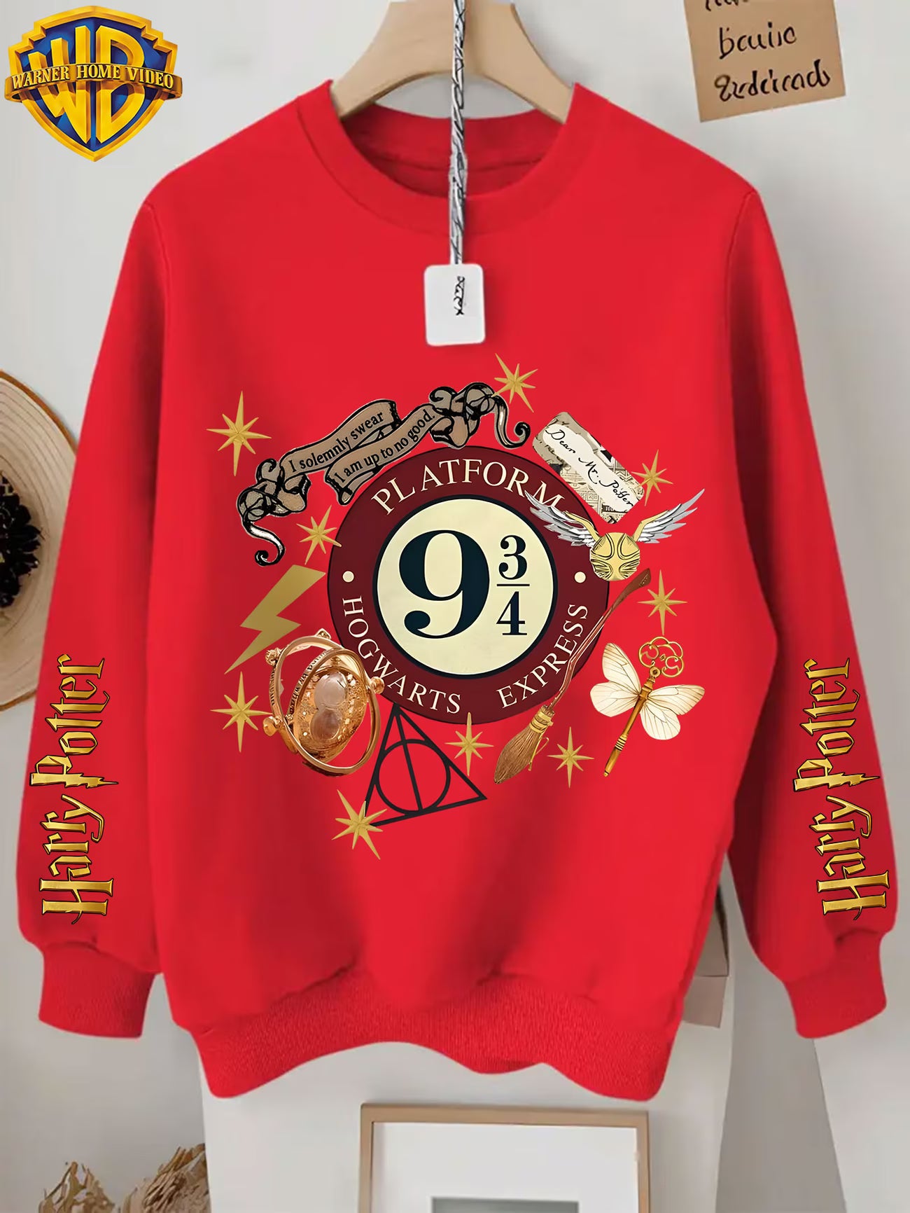 Ladies' Elegant Sweater – Hogwarts Express Harry Potter Magical Print