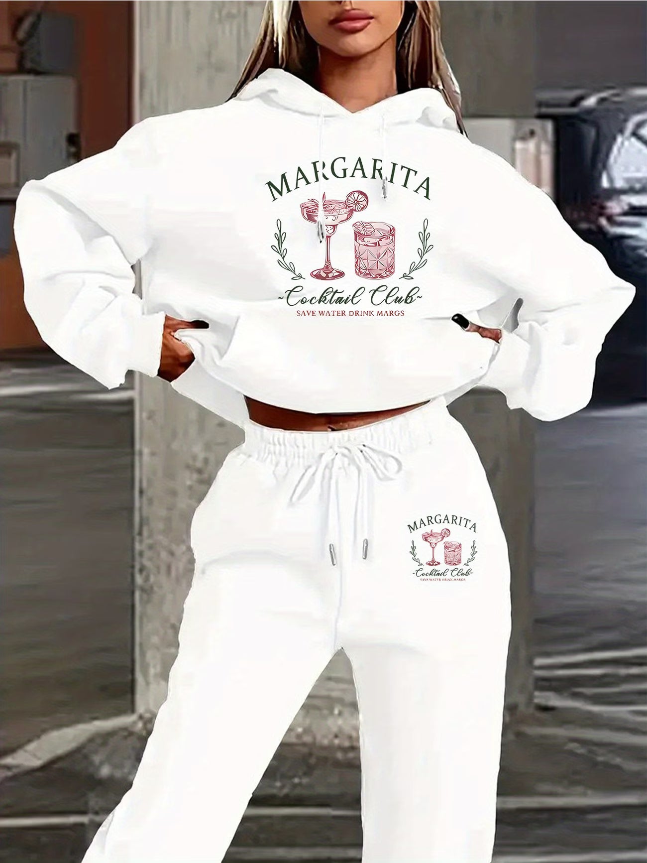Women'S Fashion Hoodie and Pants Set