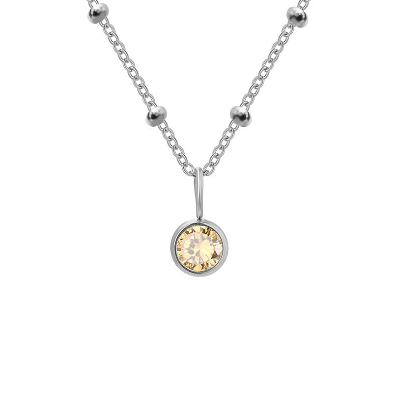 Diamond Birthstone Necklace