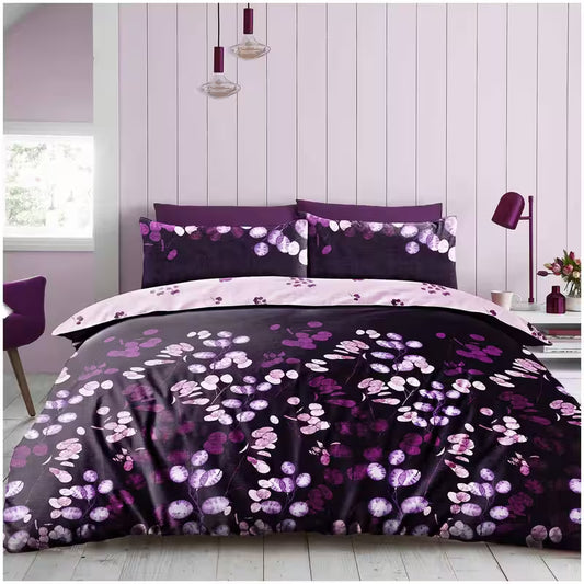 Super Dreamer 4-Piece Reversible Botanical Bedding Set