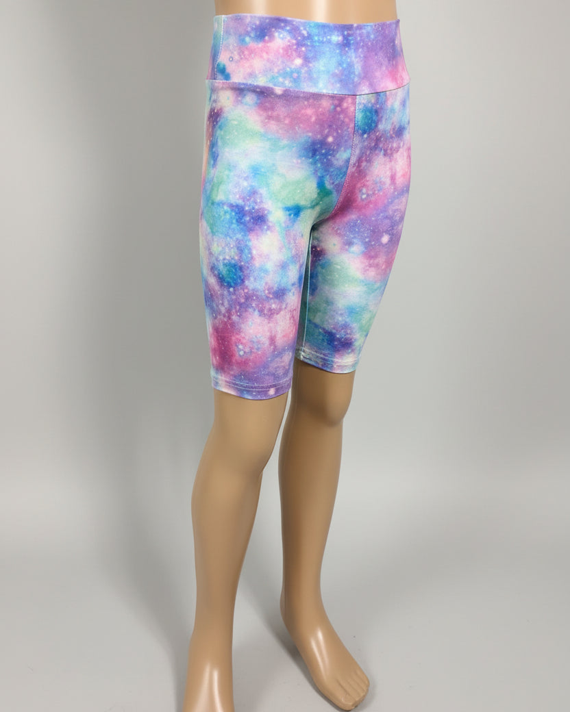 Soft, stretch, girls shorts, choice of pattern & size!