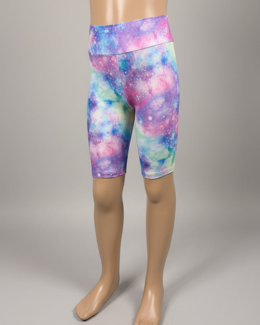 Soft, stretch, girls shorts, choice of pattern & size!