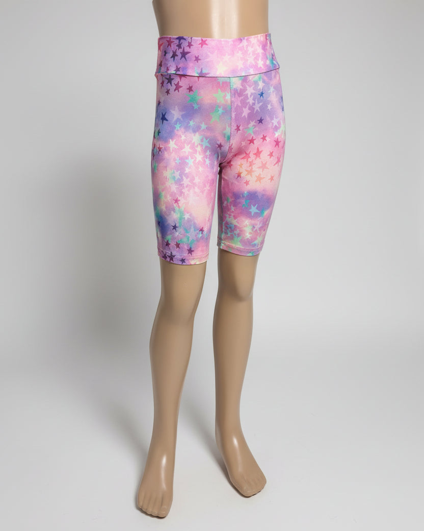Soft, stretch, girls shorts, choice of pattern & size!