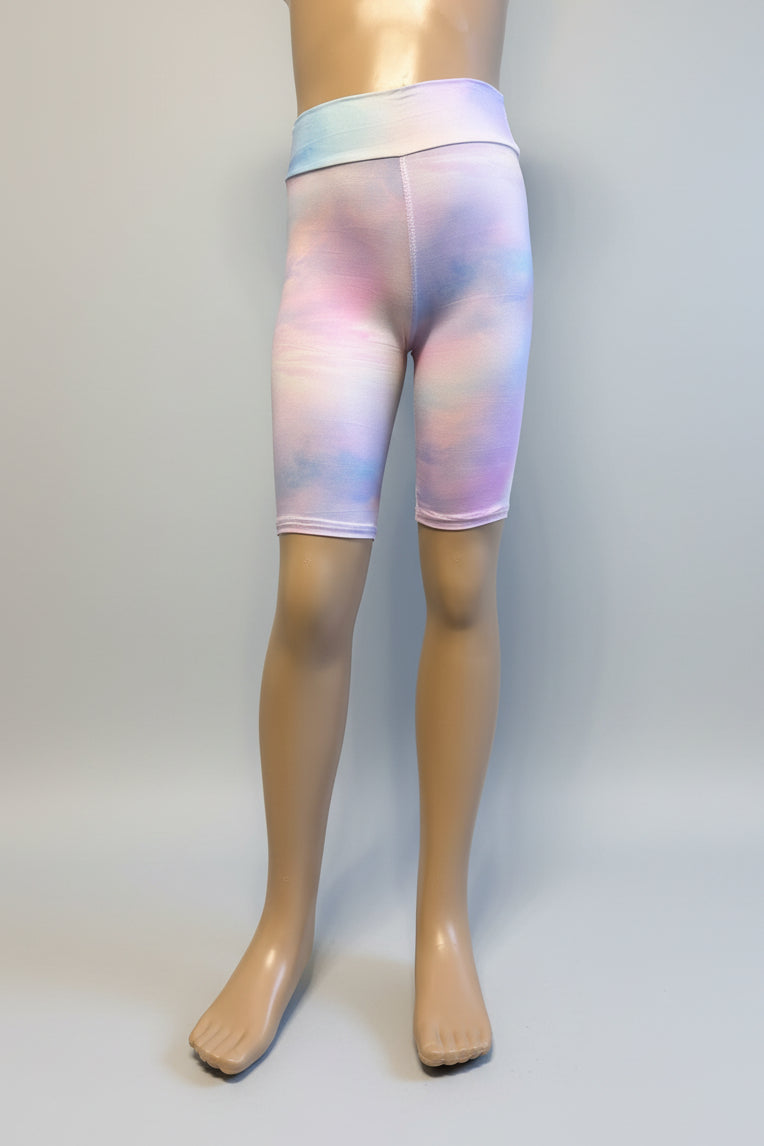 Soft, stretch, girls shorts, choice of pattern & size!