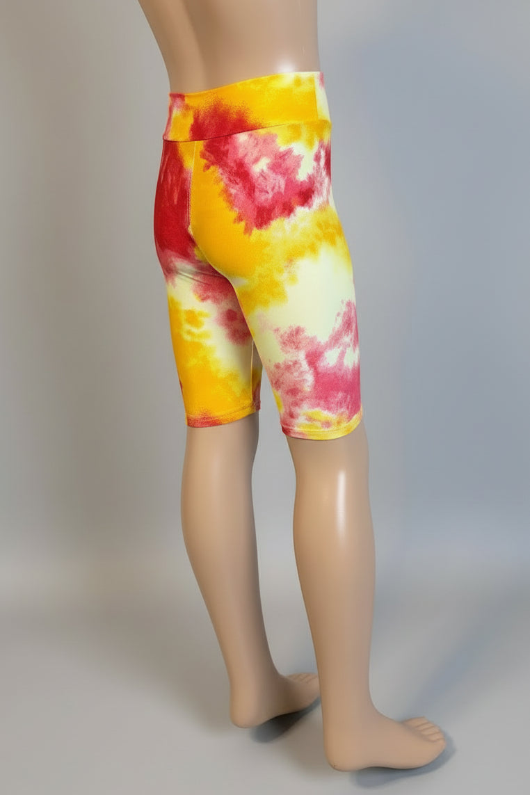 Long, soft, bright, girl's shorts, choice of pattern & size