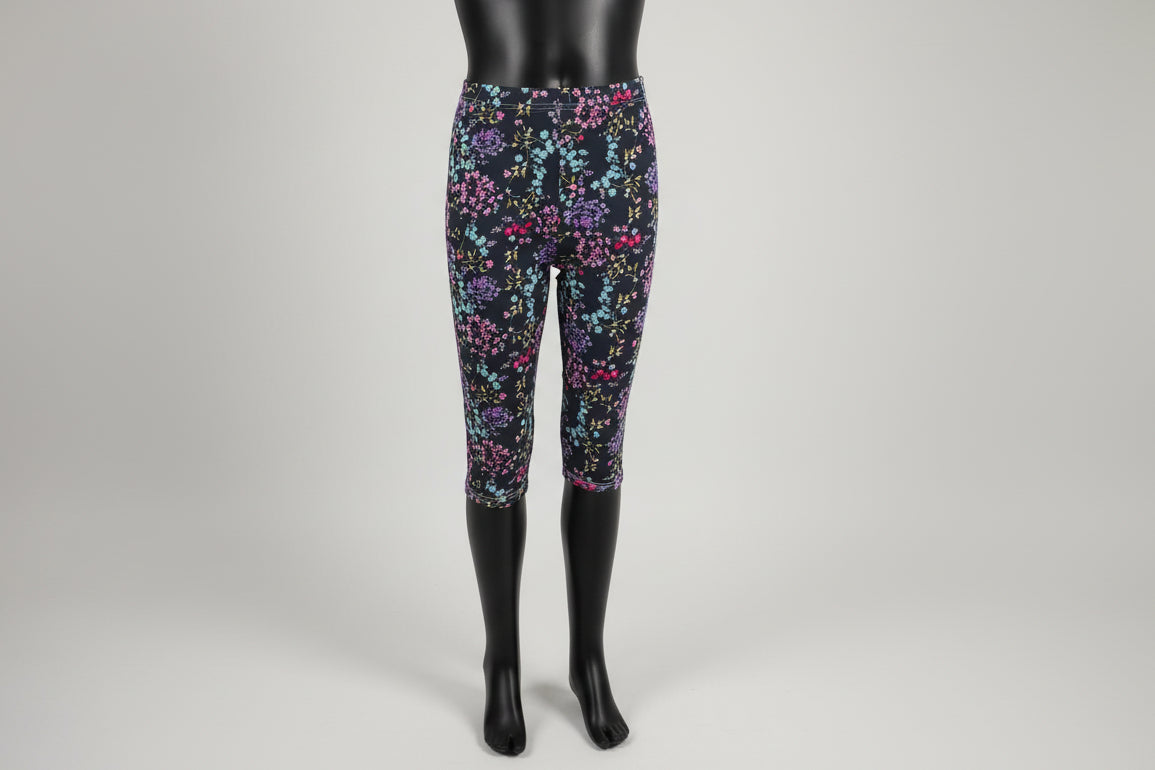 Flower patterned Capri leggings, choice of size & design!