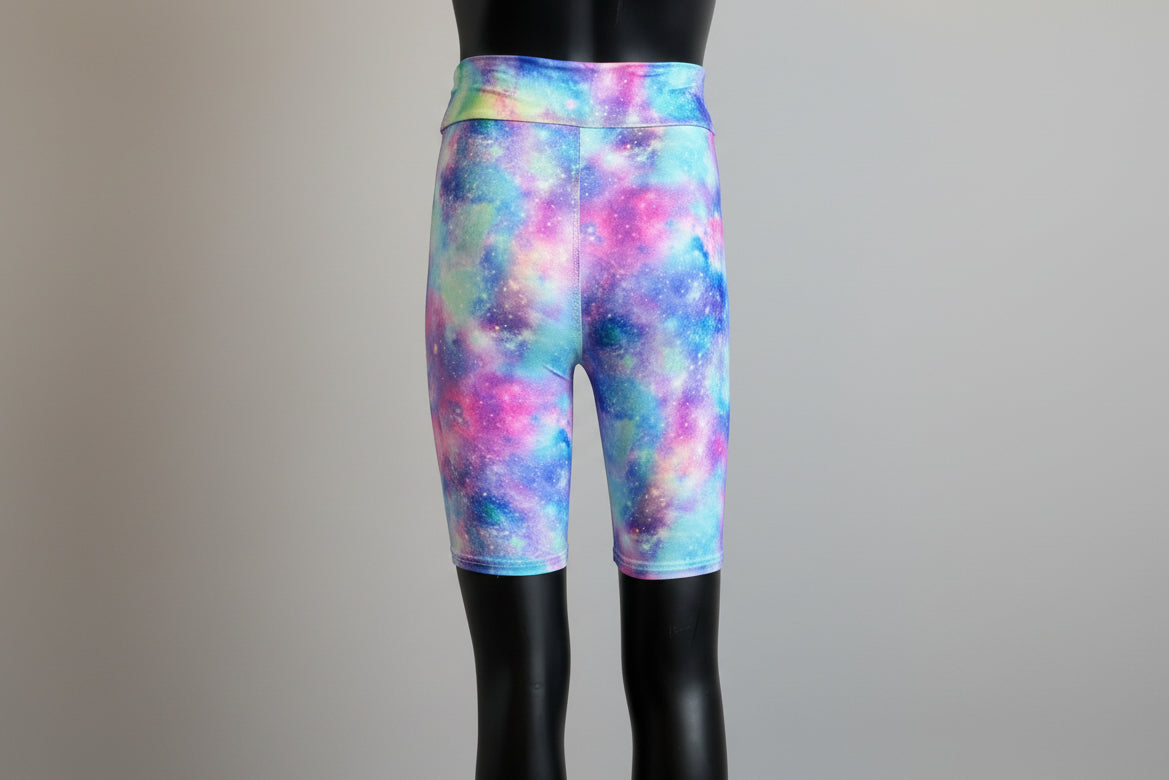 Soft, stretch, girls shorts, choice of pattern & size!