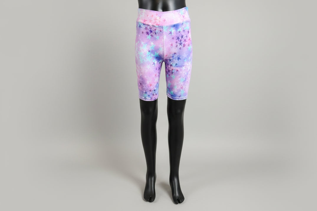 Soft, stretch, girls shorts, choice of pattern & size!