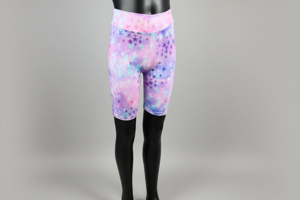 Soft, stretch, girls shorts, choice of pattern & size!