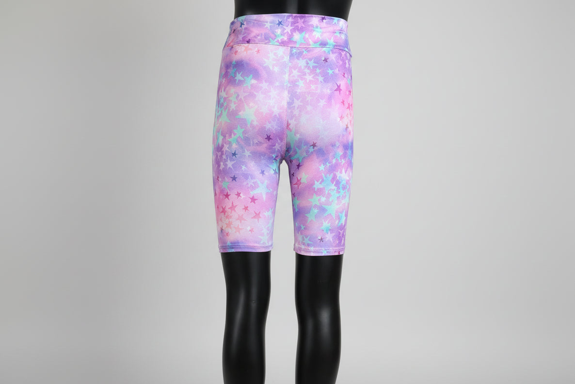 Soft, stretch, girls shorts, choice of pattern & size!