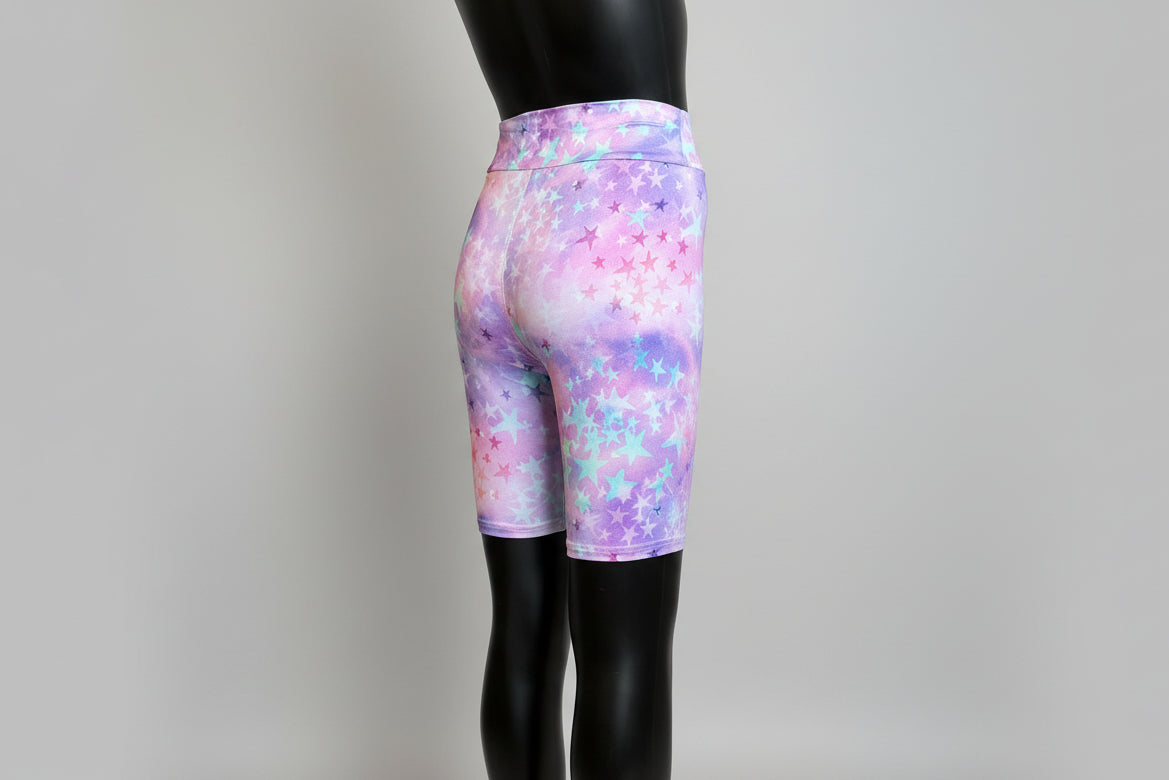 Soft, stretch, girls shorts, choice of pattern & size!