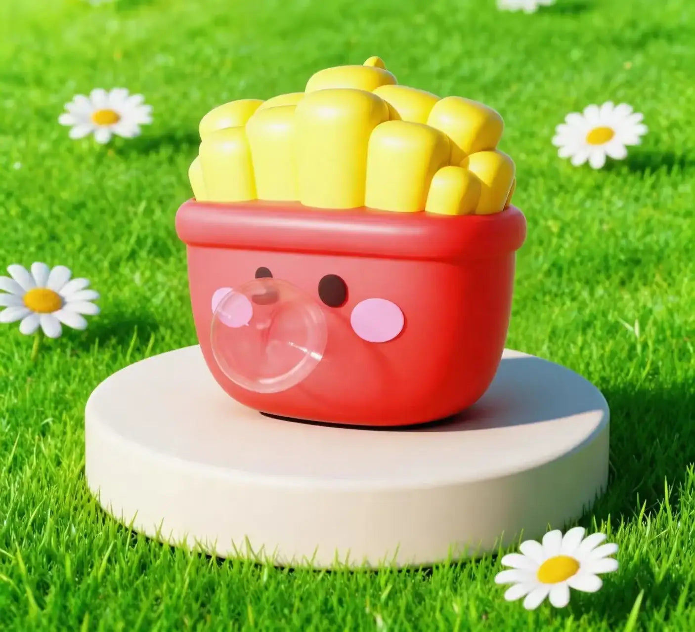 Cartoon Food Bubble Squeeze Fidget Toy | Cute Stress Relief Sensory Desk Ornament