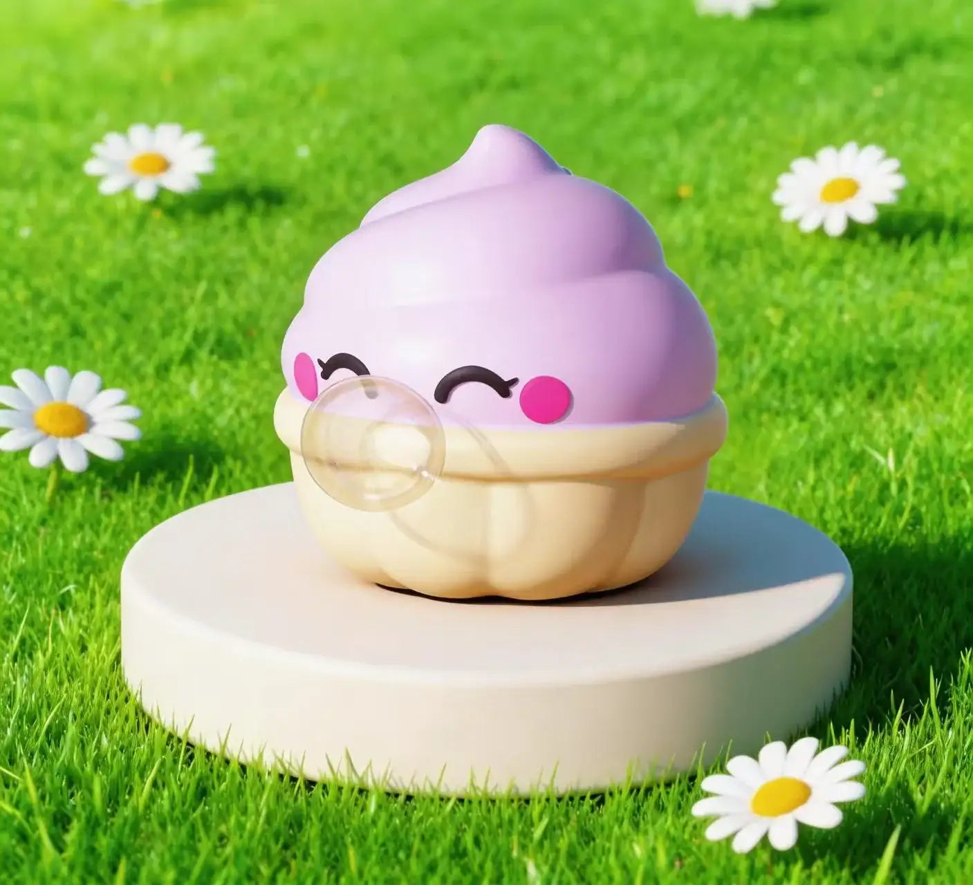 Cartoon Food Bubble Squeeze Fidget Toy | Cute Stress Relief Sensory Desk Ornament