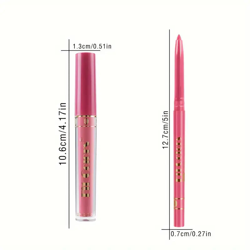 Set of 13 Items Including 7 Shades of Lip Gloss