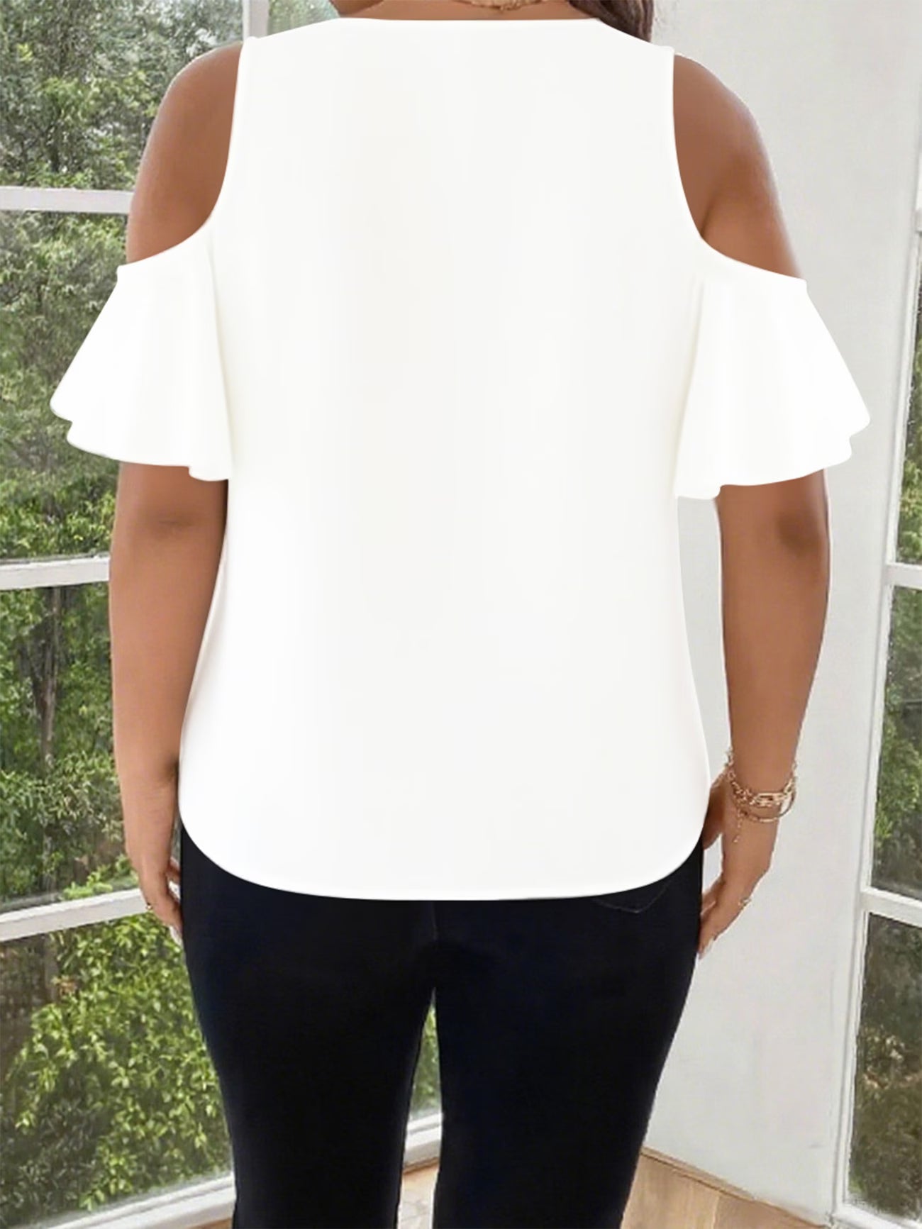 Love Yourself — Women's Plus Size Off-Shoulder Batwing Top