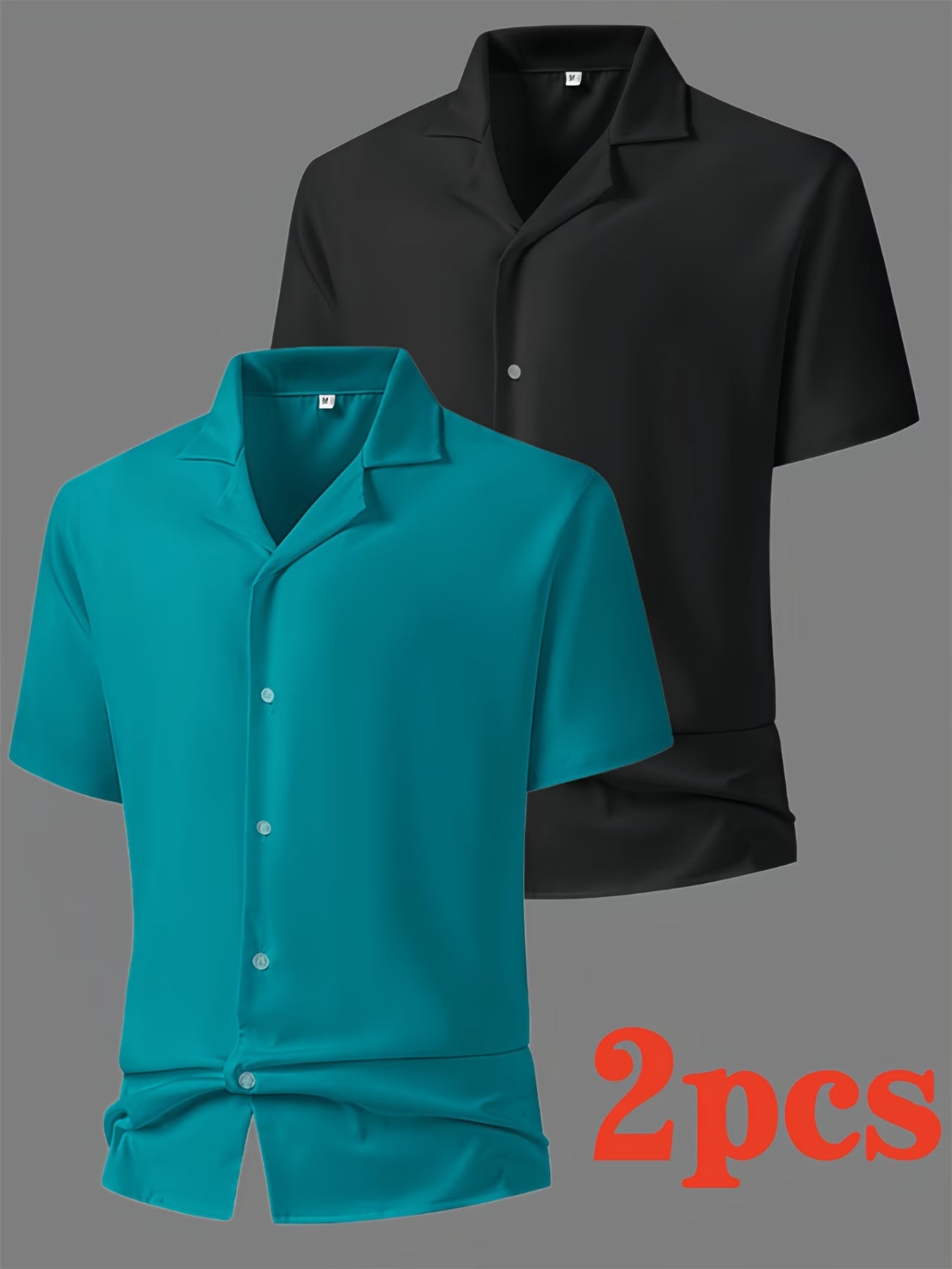 Men's 2-Piece Short Sleeve Shirt Set