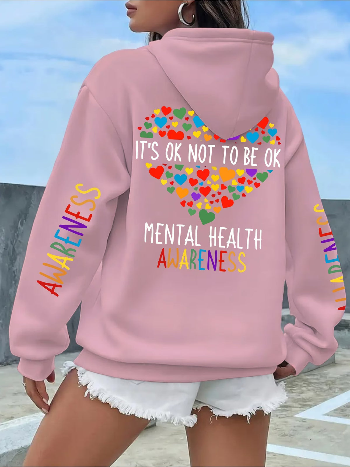 Women's Mental Health Awareness Print Sweater