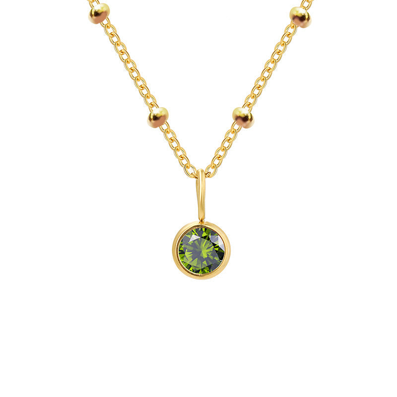 Diamond Birthstone Necklace