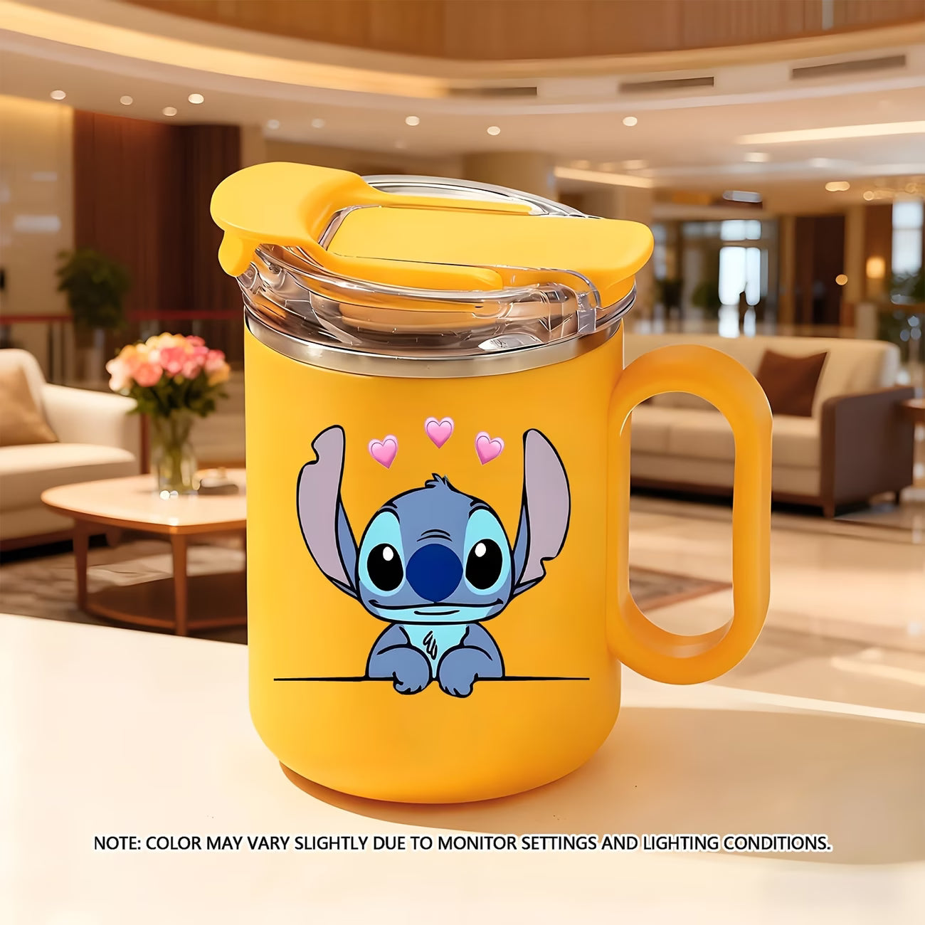 Disney Stitch Fashion 304 Stainless Steel Lidded Coffee Mug