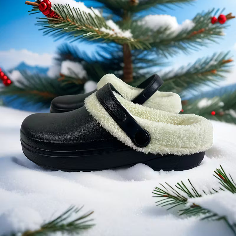 Men'S Winter Warm Velvet Hole Shoes