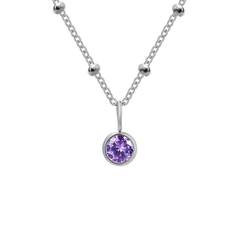 Diamond Birthstone Necklace