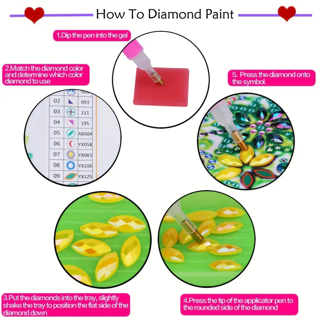 DIY 5D Owl with Spread Wings Diamond Painting Kit 7.87*7.87in