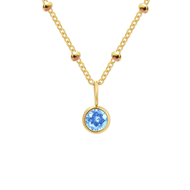 Diamond Birthstone Necklace
