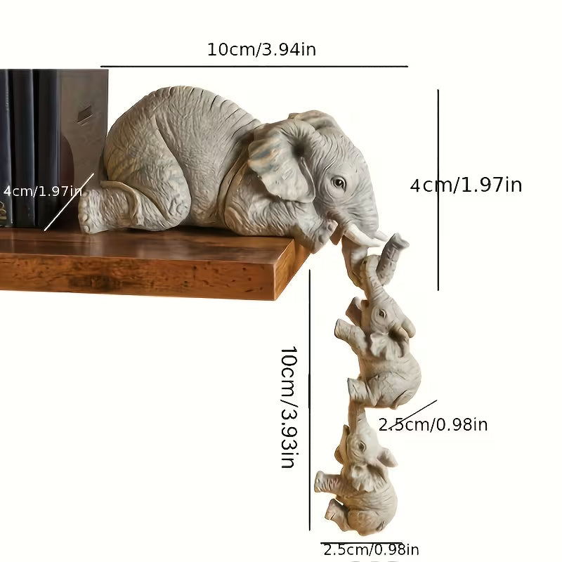 3pcs/set Cute Elephant Hanging Decor -