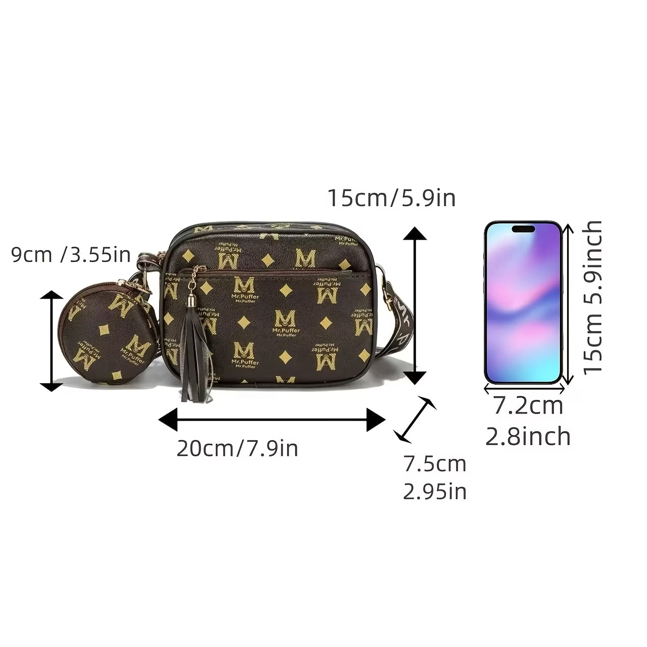 Fashion Printed Messenger Bag