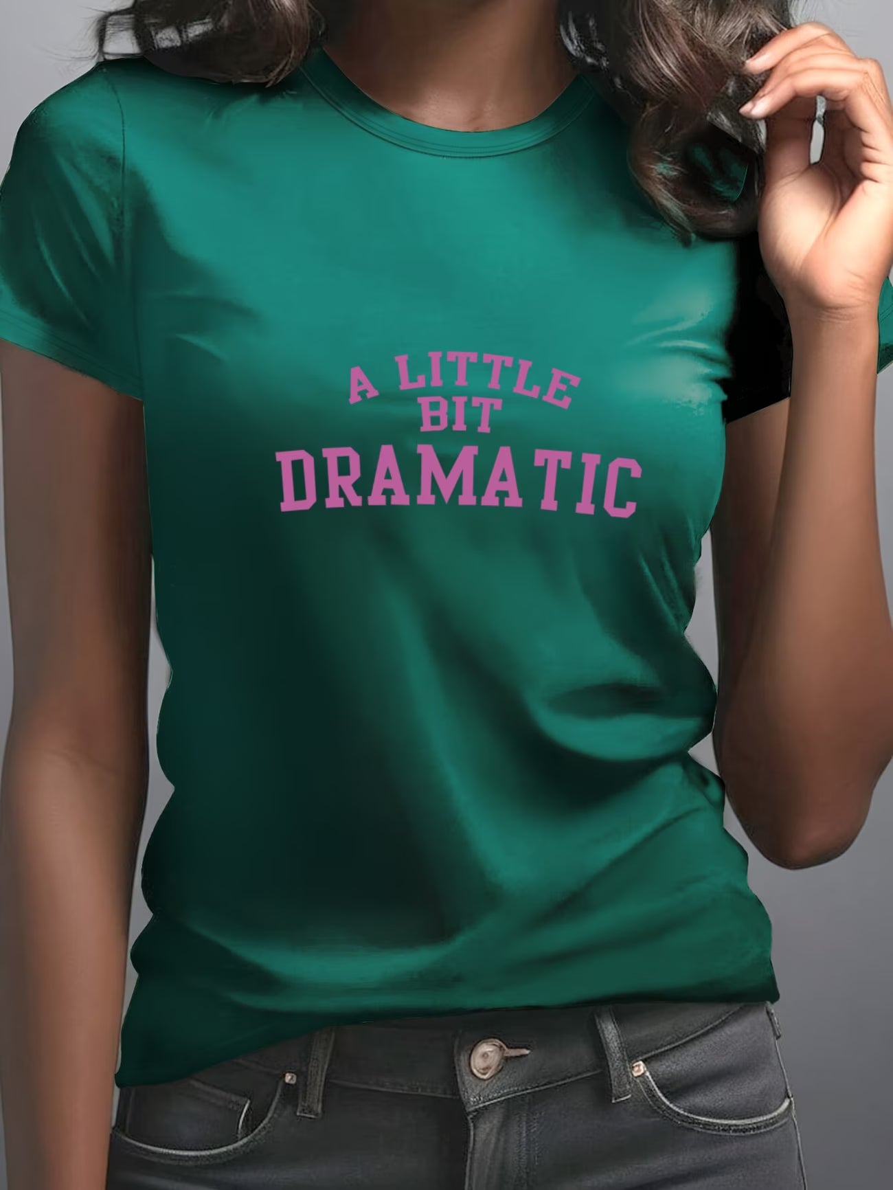 A Bit Dramatic Short-Sleeve Top