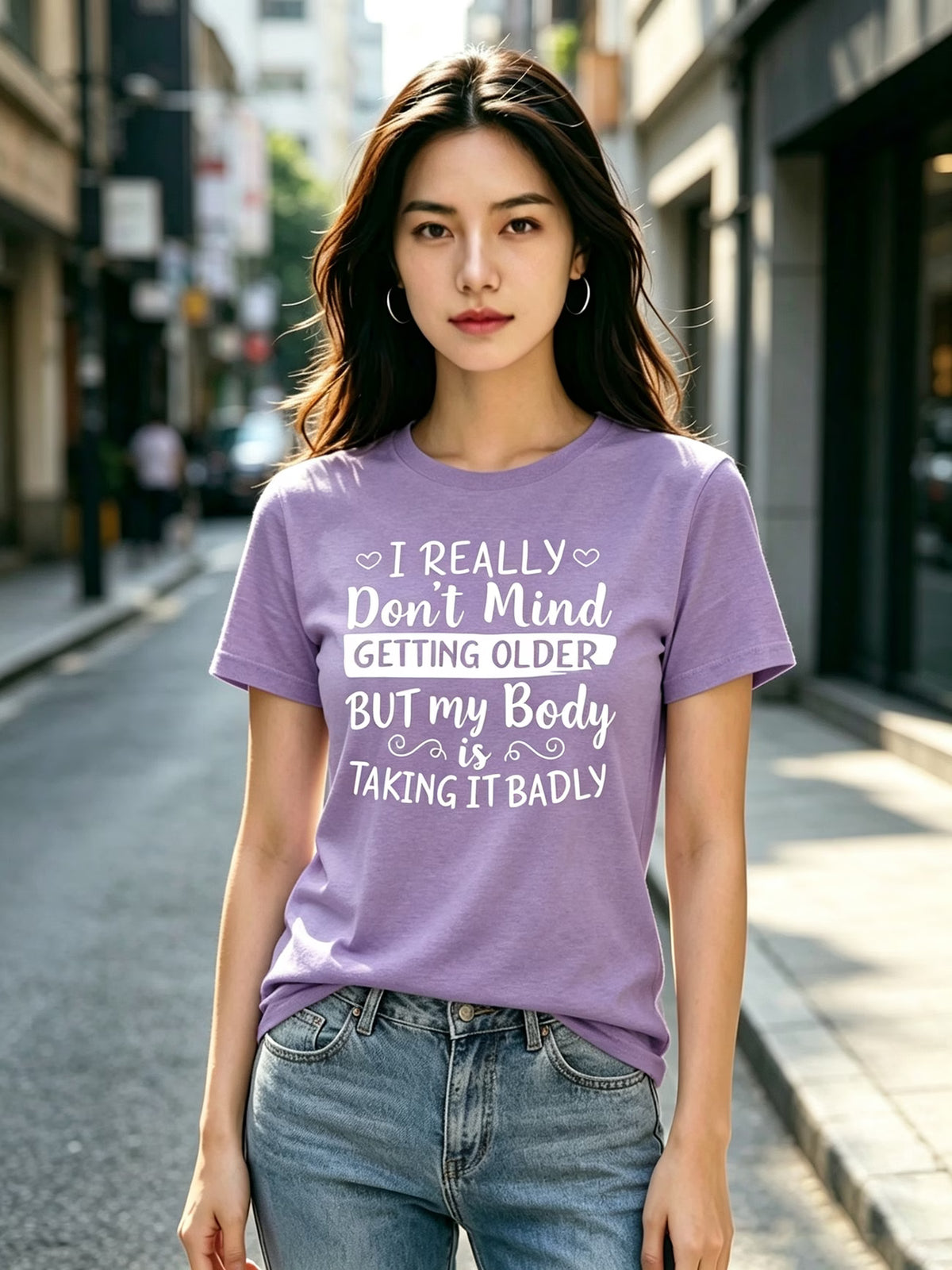 Women’s Personalised Text Graphic T-Shirt